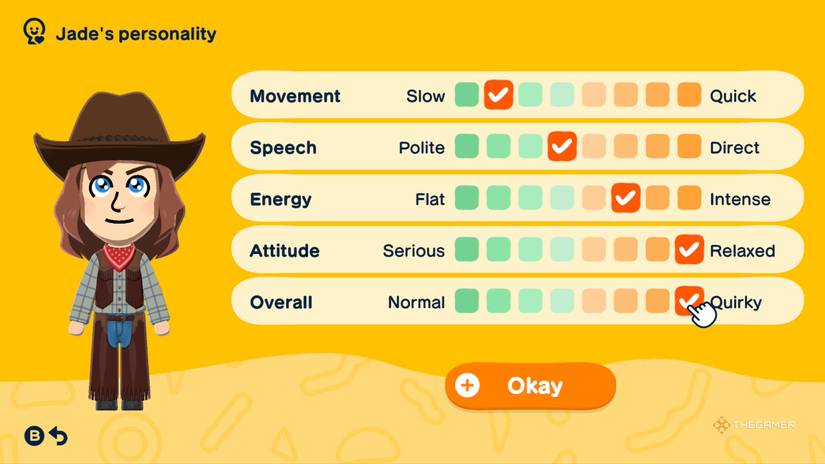 Tomodachi Optimistic Personality Type in Life: Live the dream. 