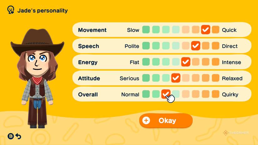 Tomodachi Leader Personality Type in Life: Live the dream. 