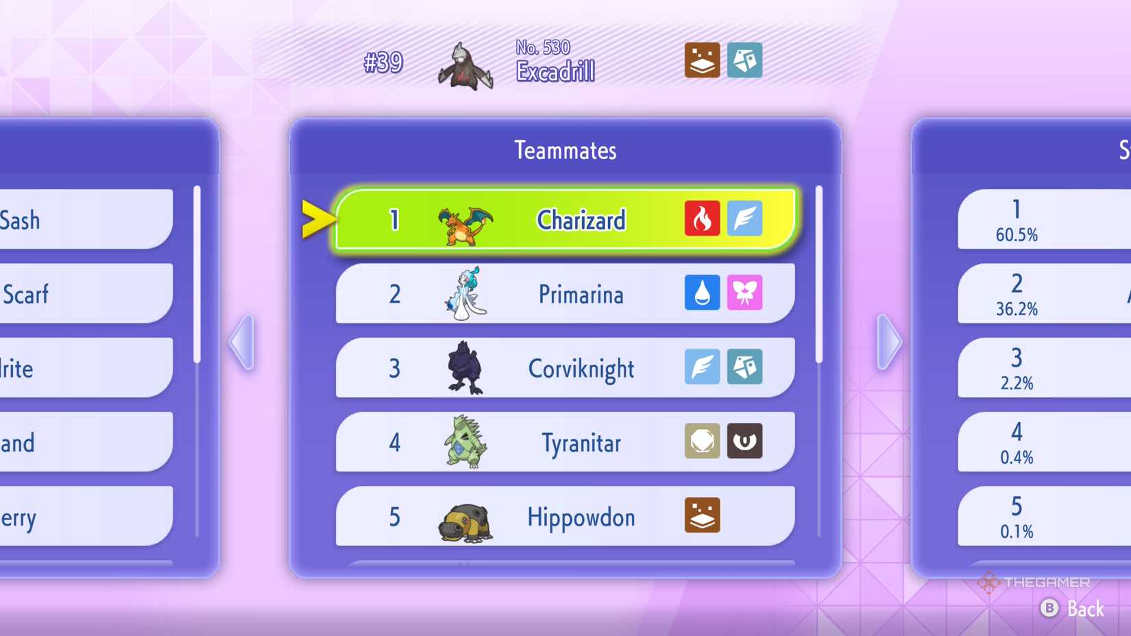 Excadrill and its popular teammates in Pokemon Champions.