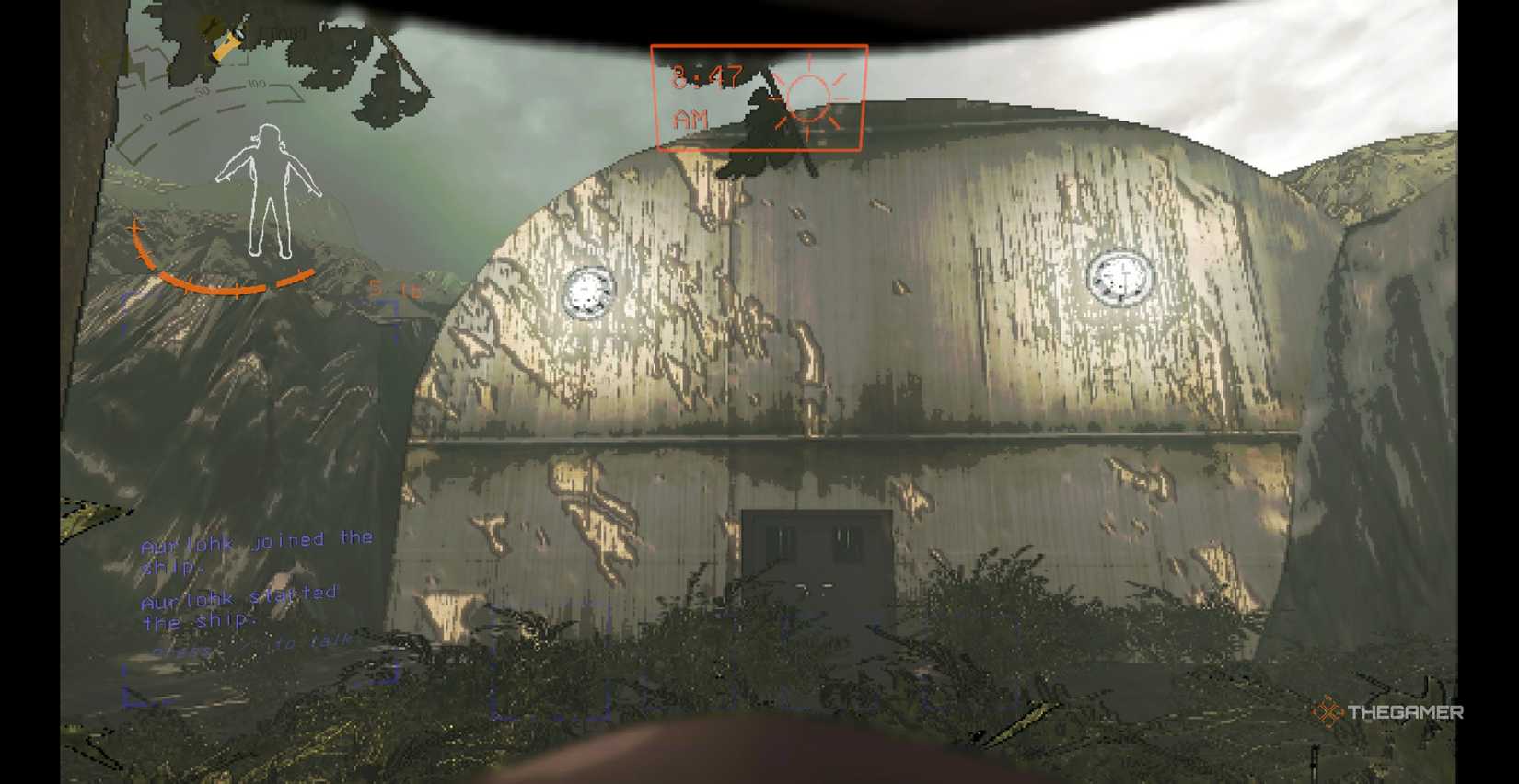 Players approach a large, white building with a round roof in March of Lethal Company.