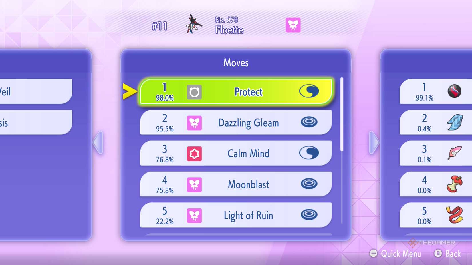 This is Float battle data from Pokemon Champions.