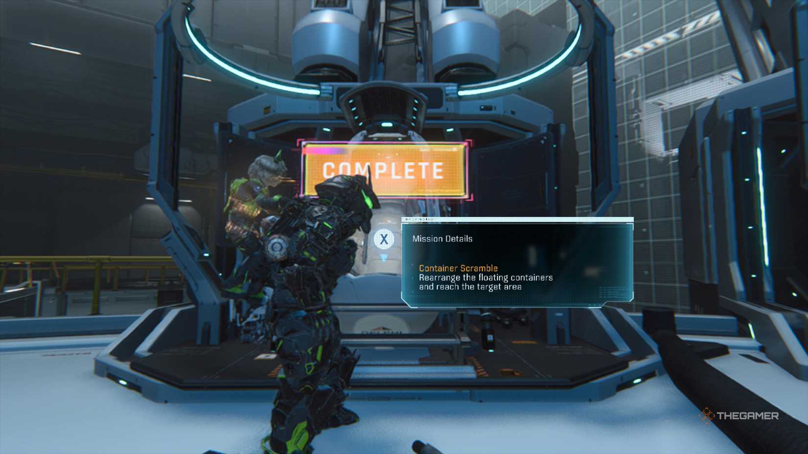 Pragmata Unknown Signal Challenge Pod - Container Scramble.