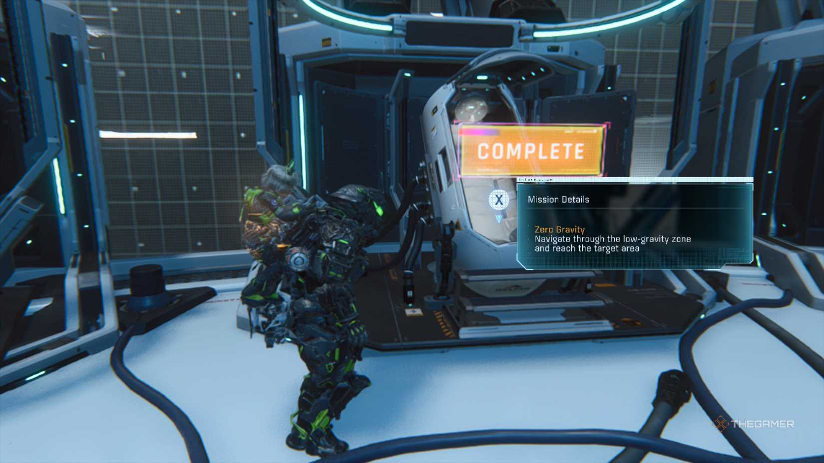 Pragmata Unknown Signal Challenge Pod - Zero Gravity.