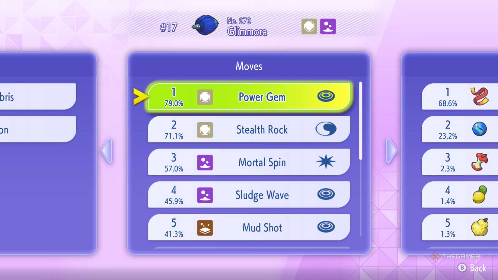 These are Glimora's most popular moves in Pokemon Champions.