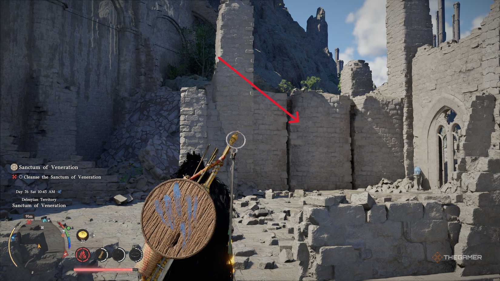 Player crafting the Kuku Gardening Pack in the Crimson Desert.