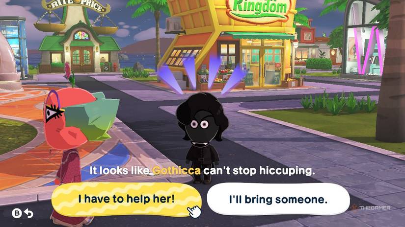 Mii with Hiccup in Tomodachi Life Living the Dream.