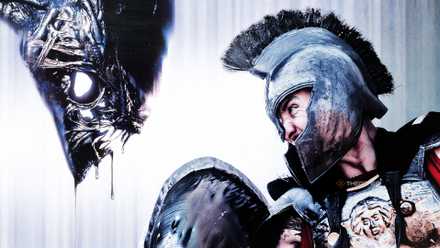 Alien vs Roman art with a Roman instead of Predator