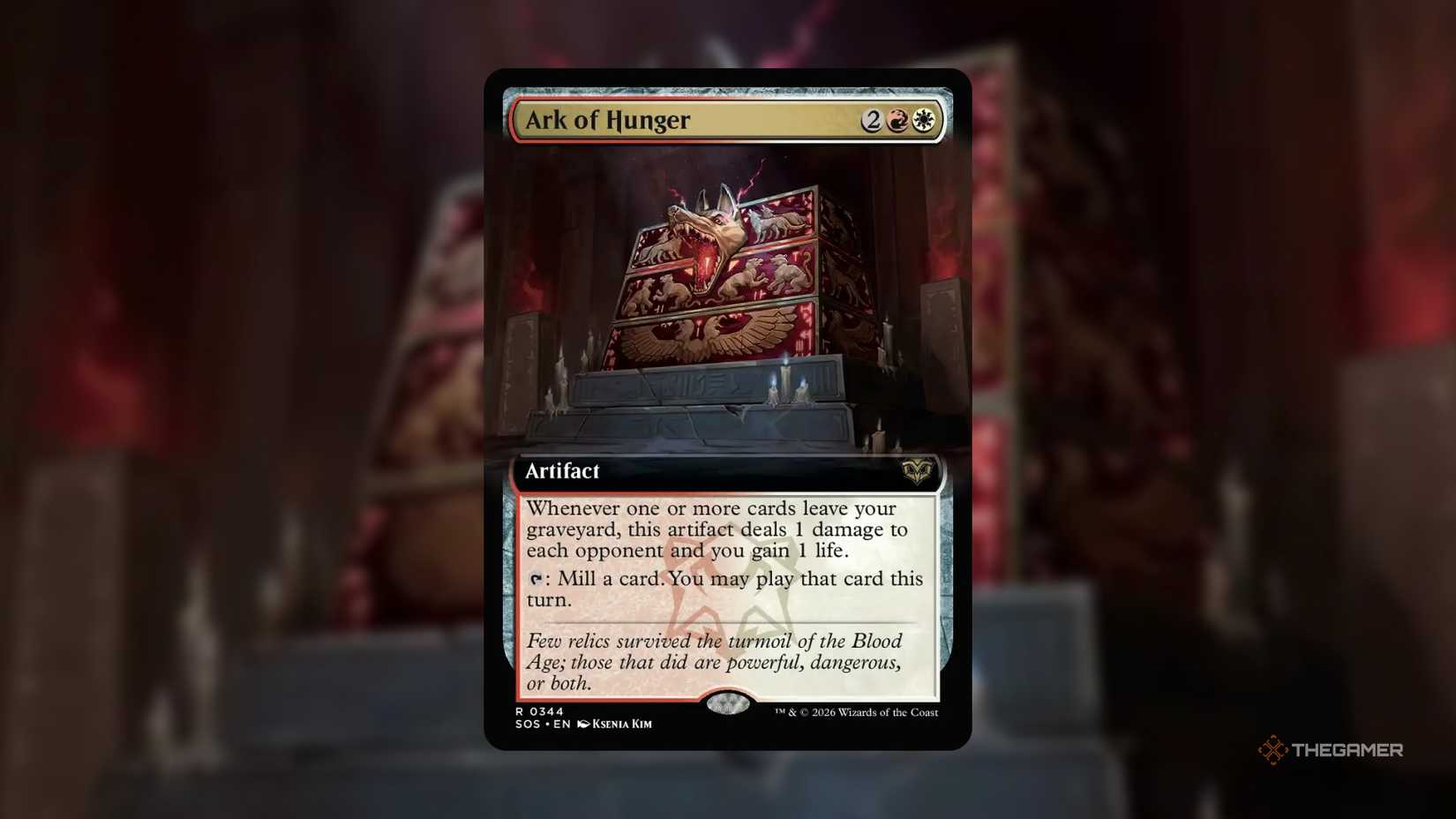 Ark of Hunger MTG card from Secrets of Strixhaven.