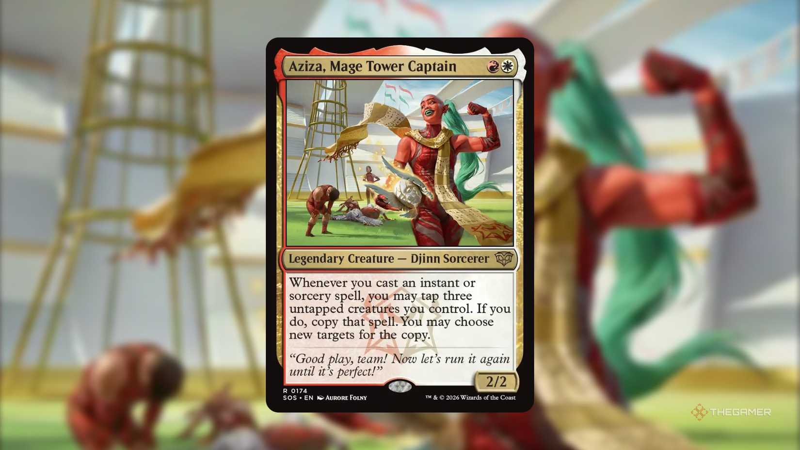 Aziza, Mage Tower Captain MTG Secrets of Strixhaven card.