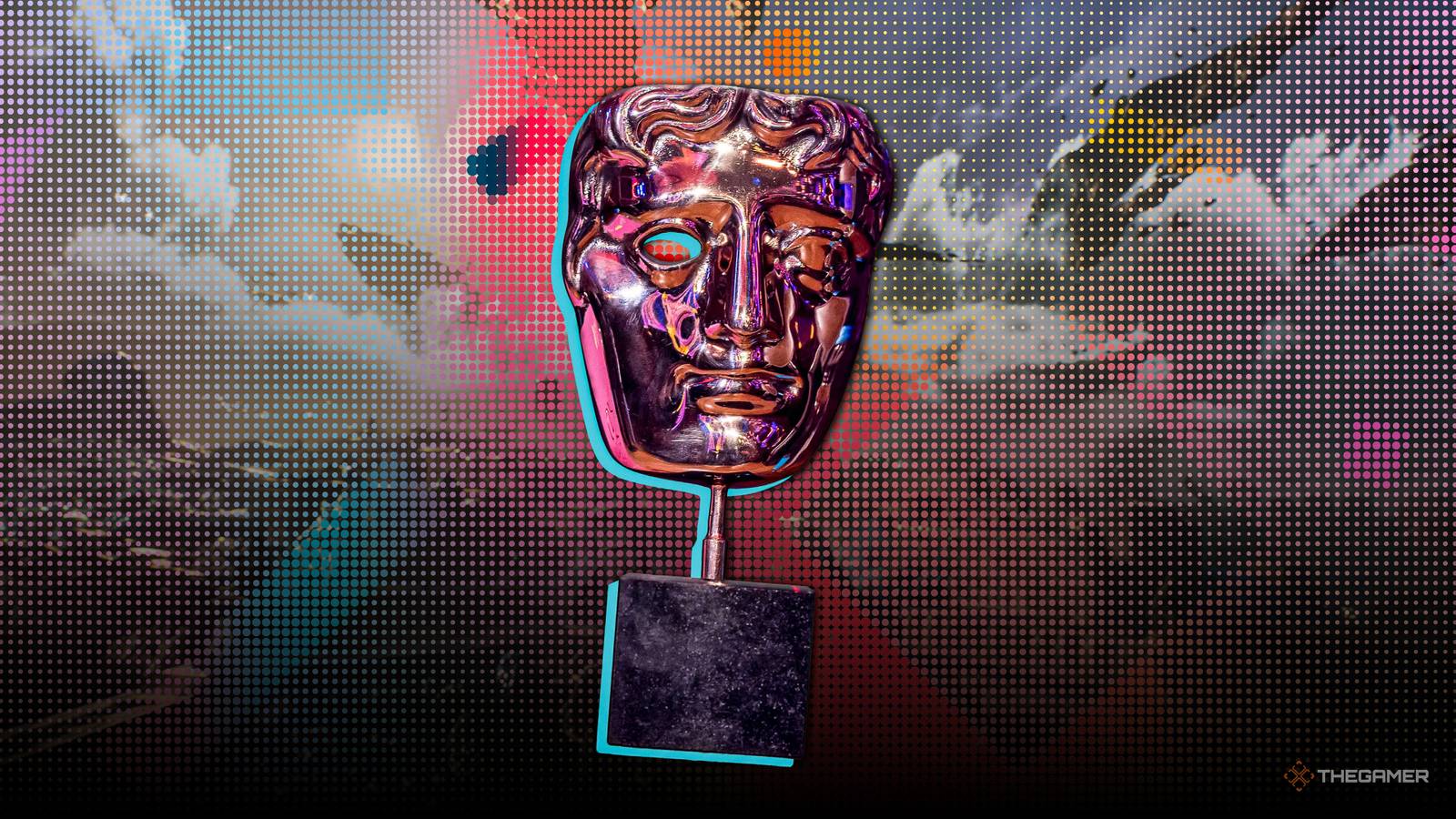 BAFTA award in front of Clair Obscur.
