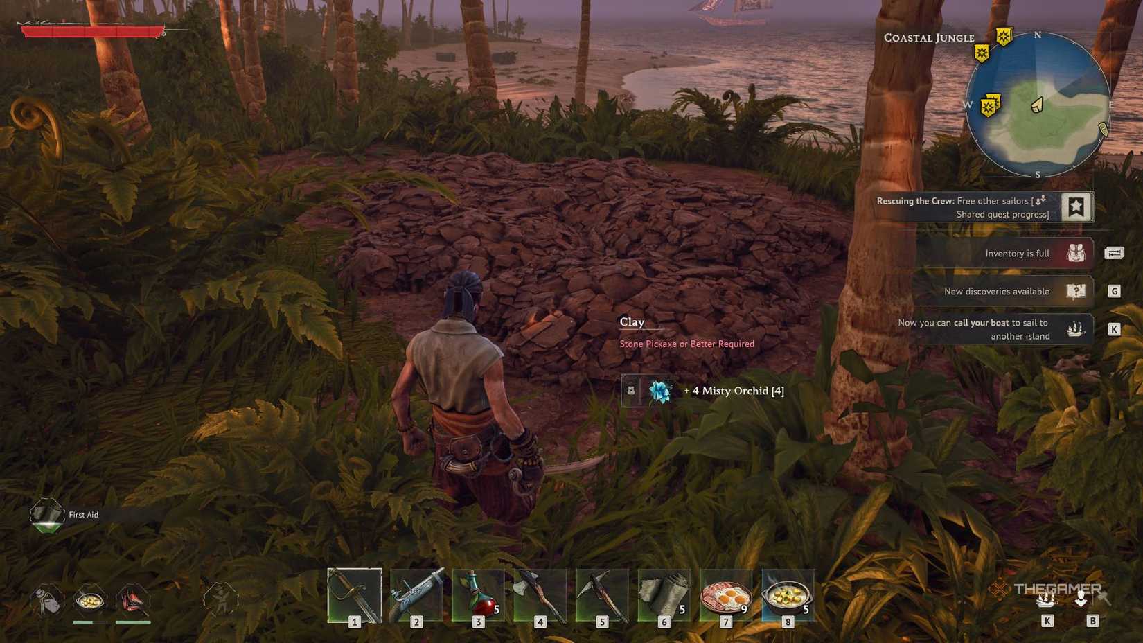 Mud patch at Windrose.