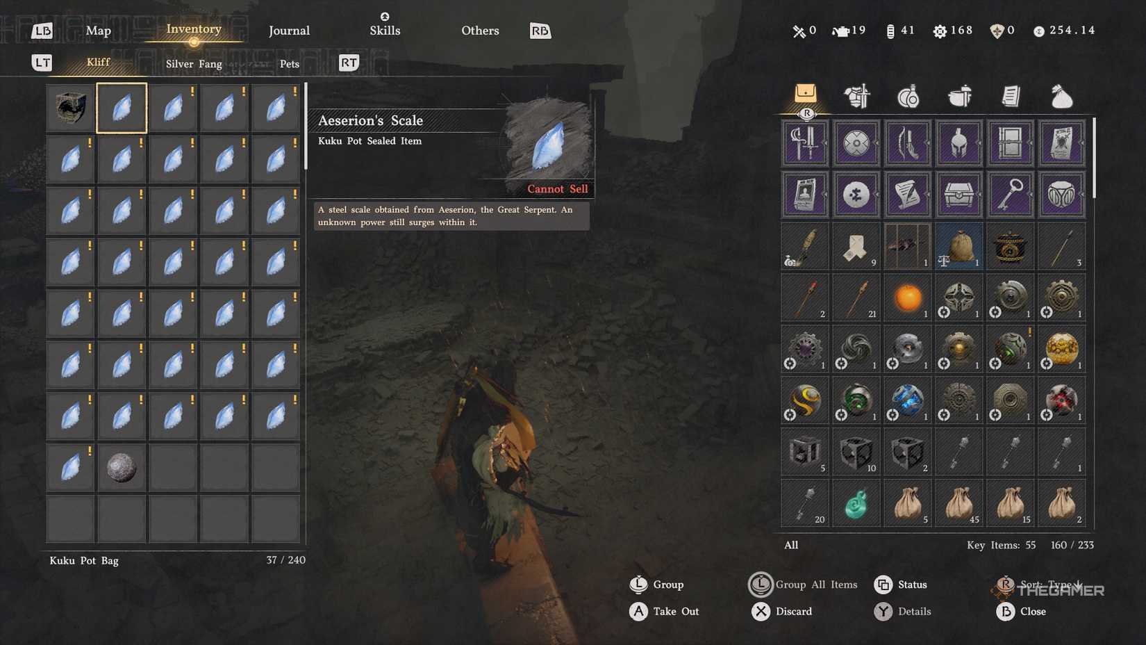 Scales of Assyrian in inventory in the Crimson Desert.