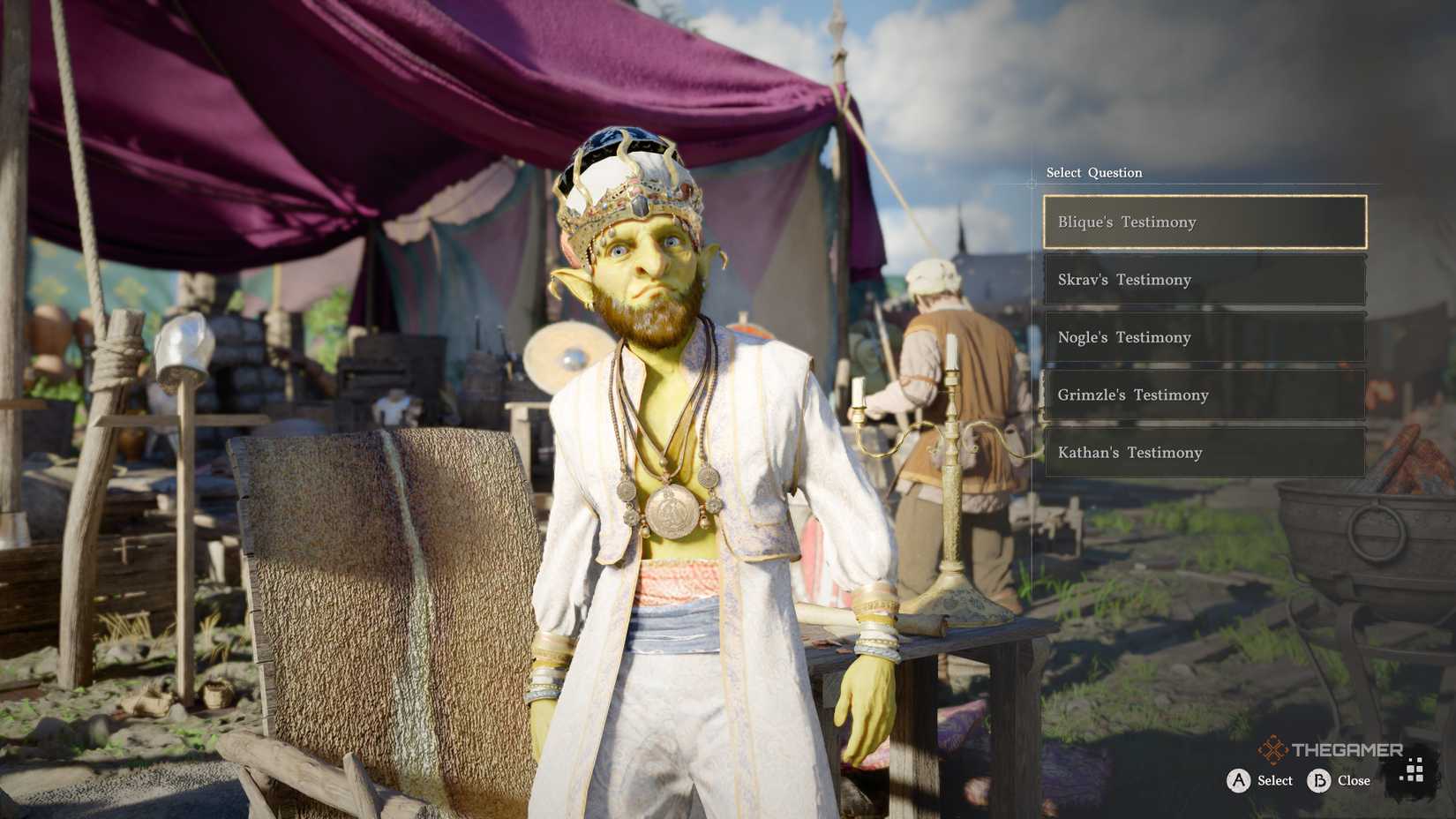 Blick's Testimony to the Complete List in Crimson Desert.