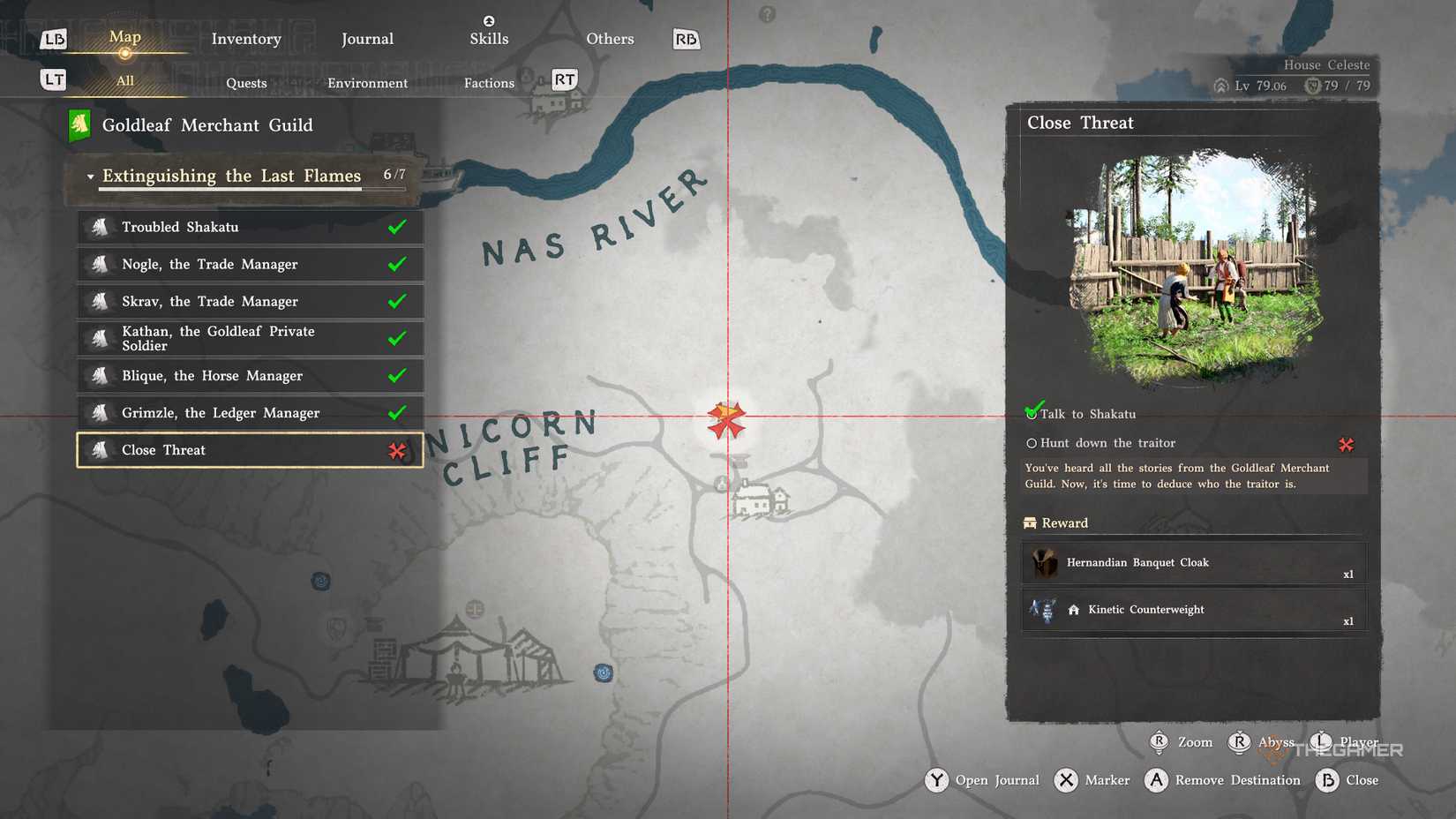 Stop the danger on the Crimson Desert map.