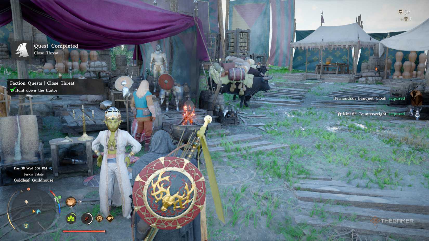 Near Threat Award in Crimson Desert.