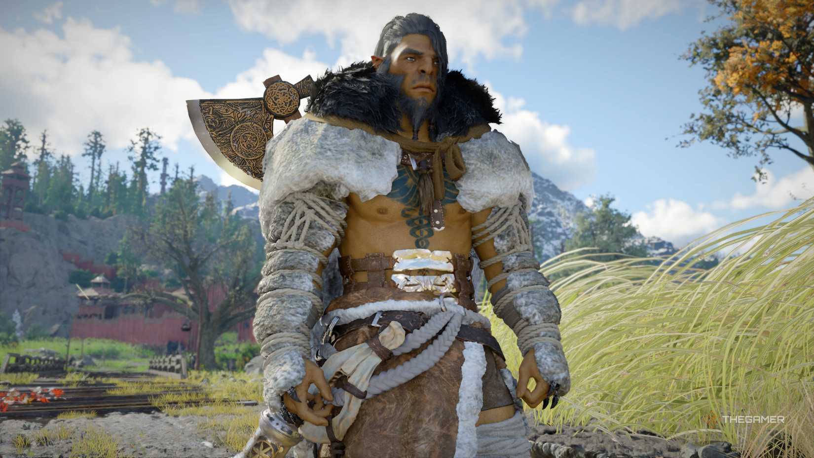 Oongka stands in the Crimson Desert.