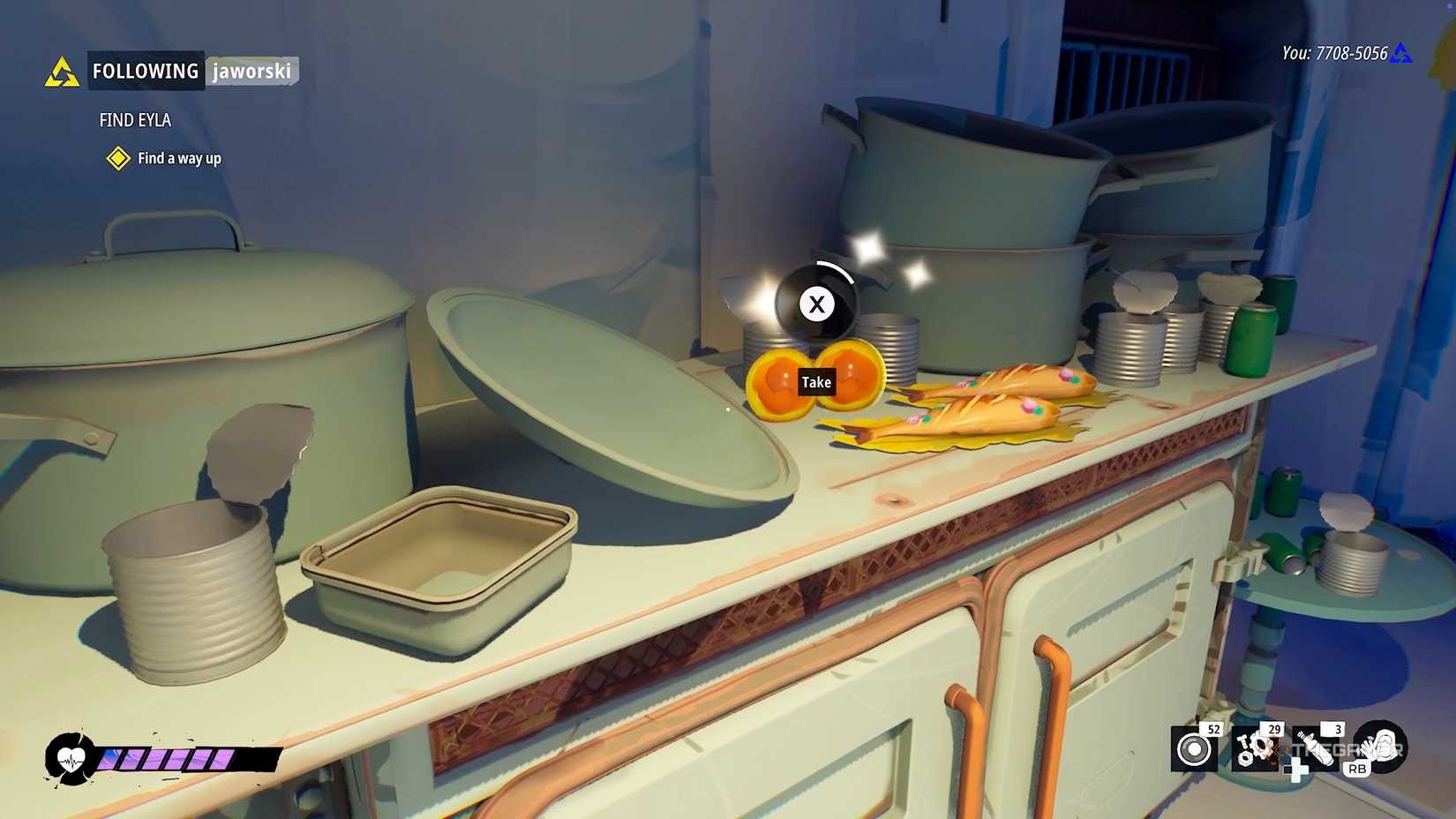 Egg on the side in Tides of Tomorrow.