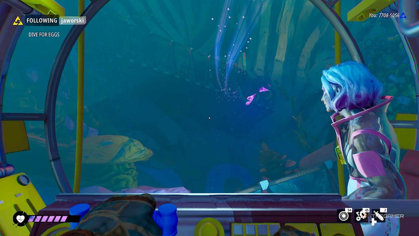 Watching a Kelpie underwater in Tides of Tomorrow.