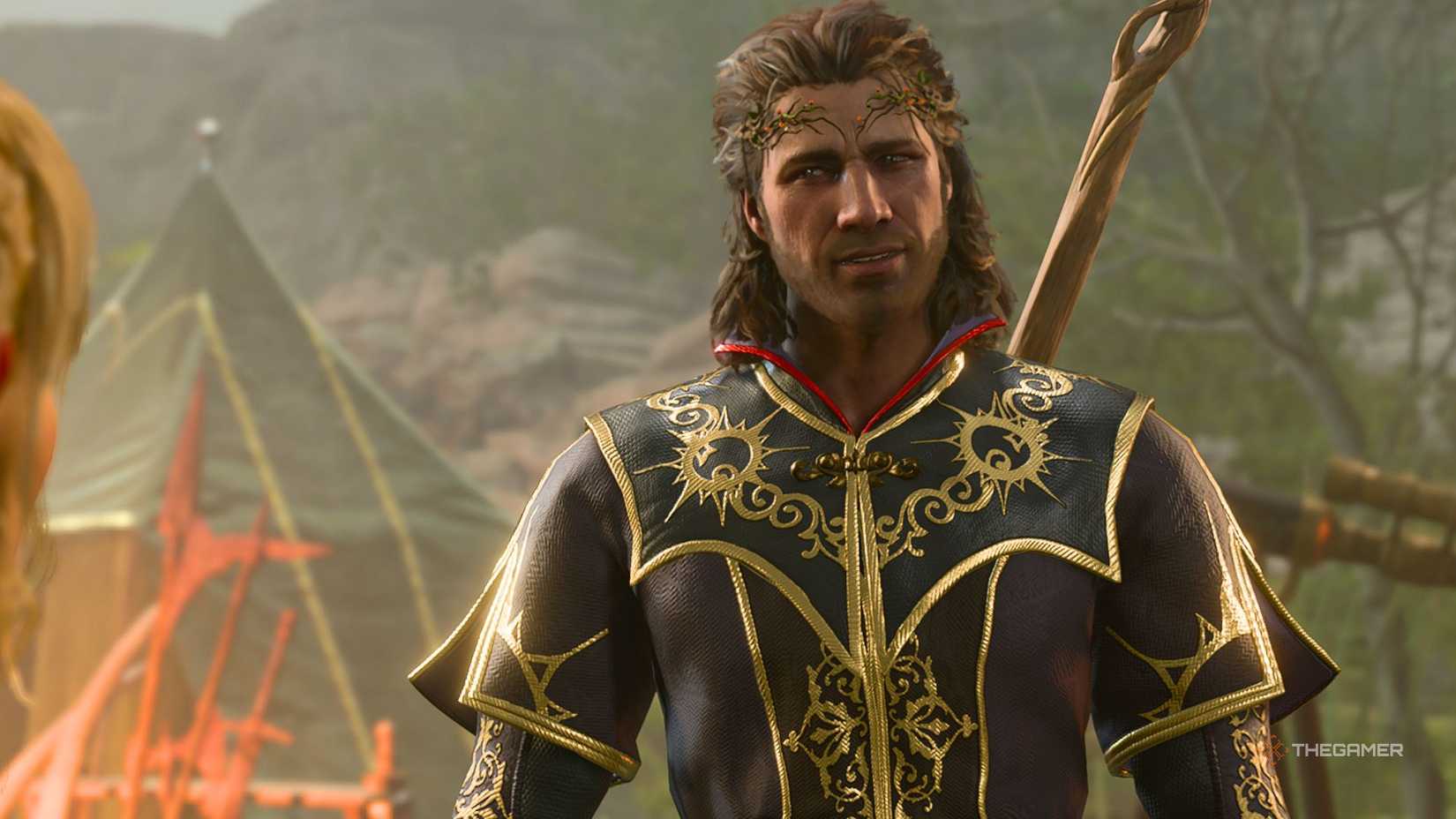 Gale talking to the player at Baldur's Gate 3.