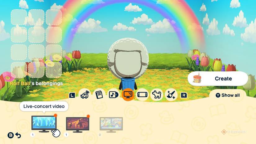 Give your Mii one of the many videos from Tomodachi Life Living the Dream.