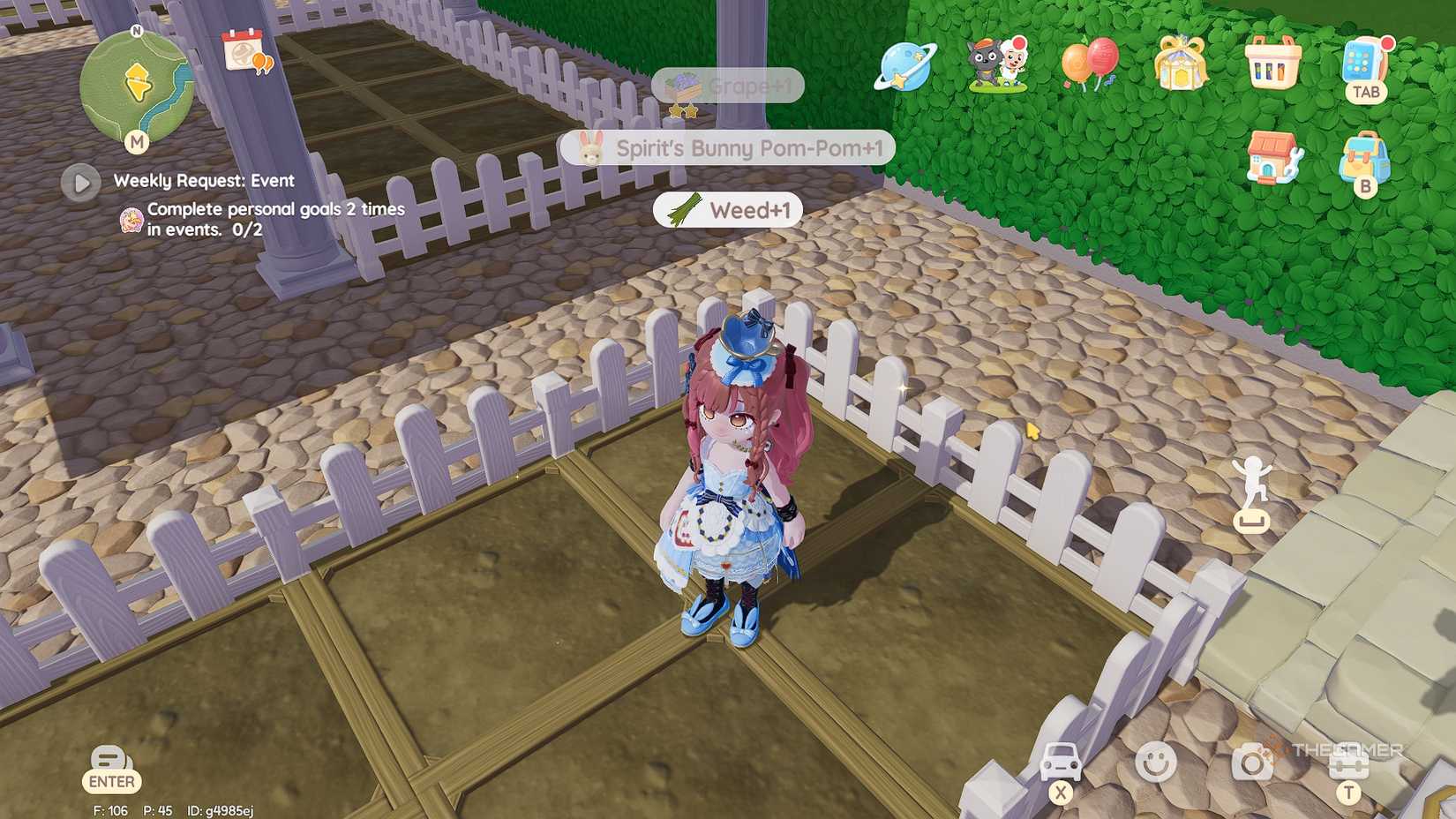 Heartopia Harvesting products at home.