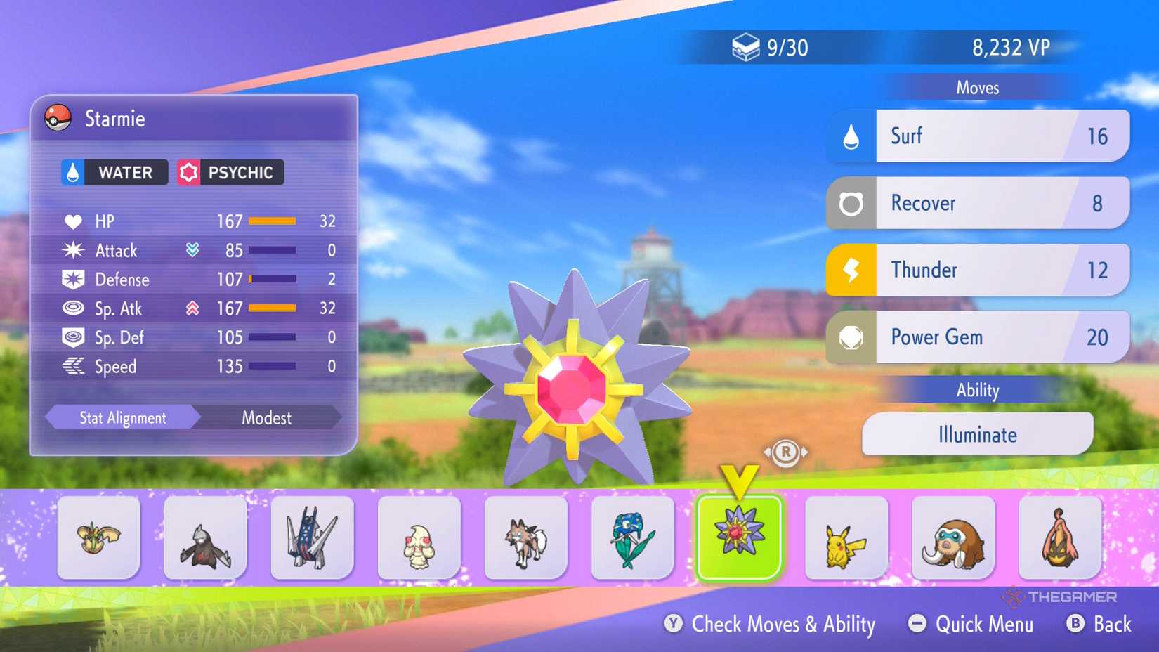 Pokemon lineup in Pokemon Champions.