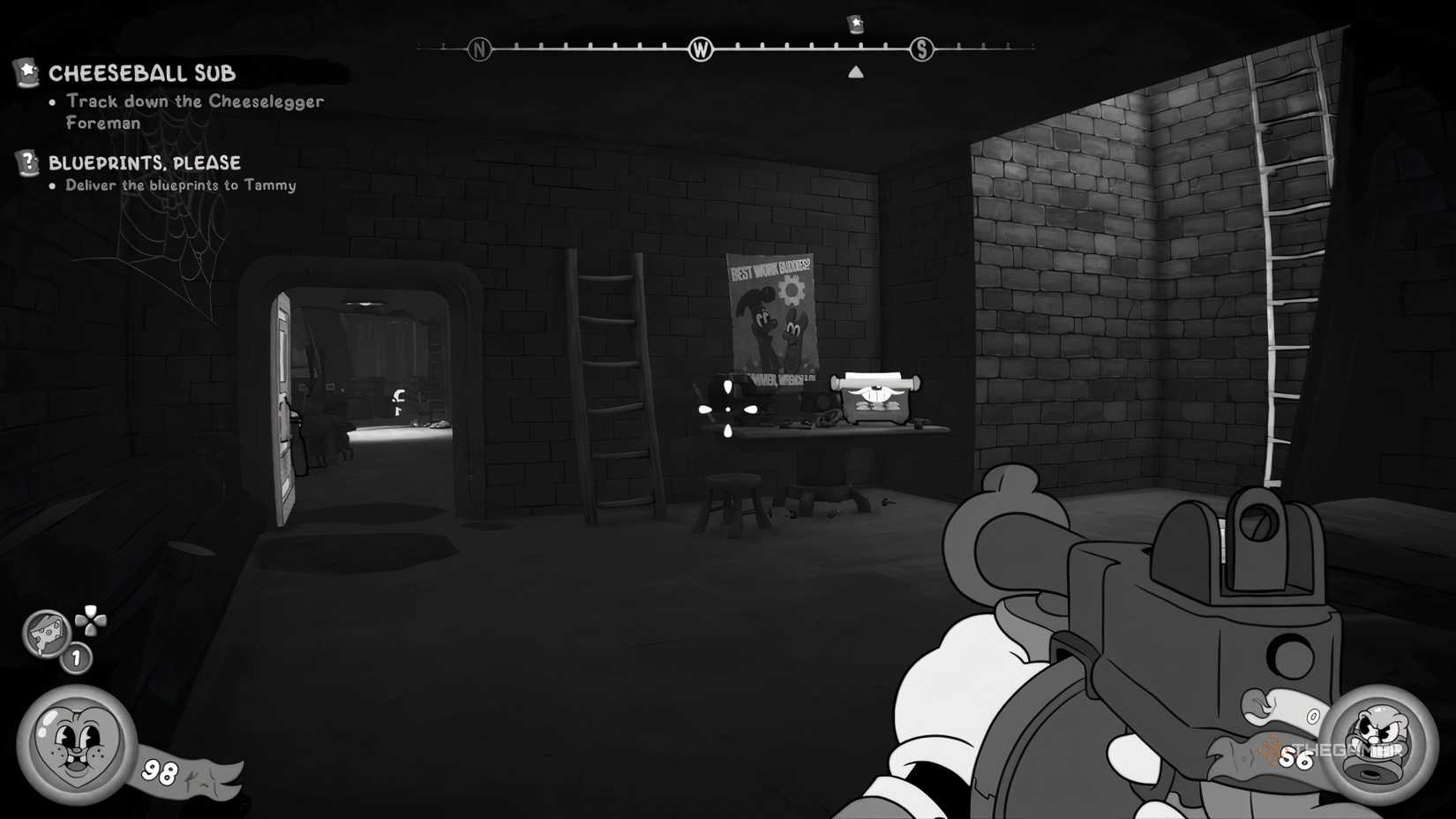 A typewriter in Mouse: PI For Hire.