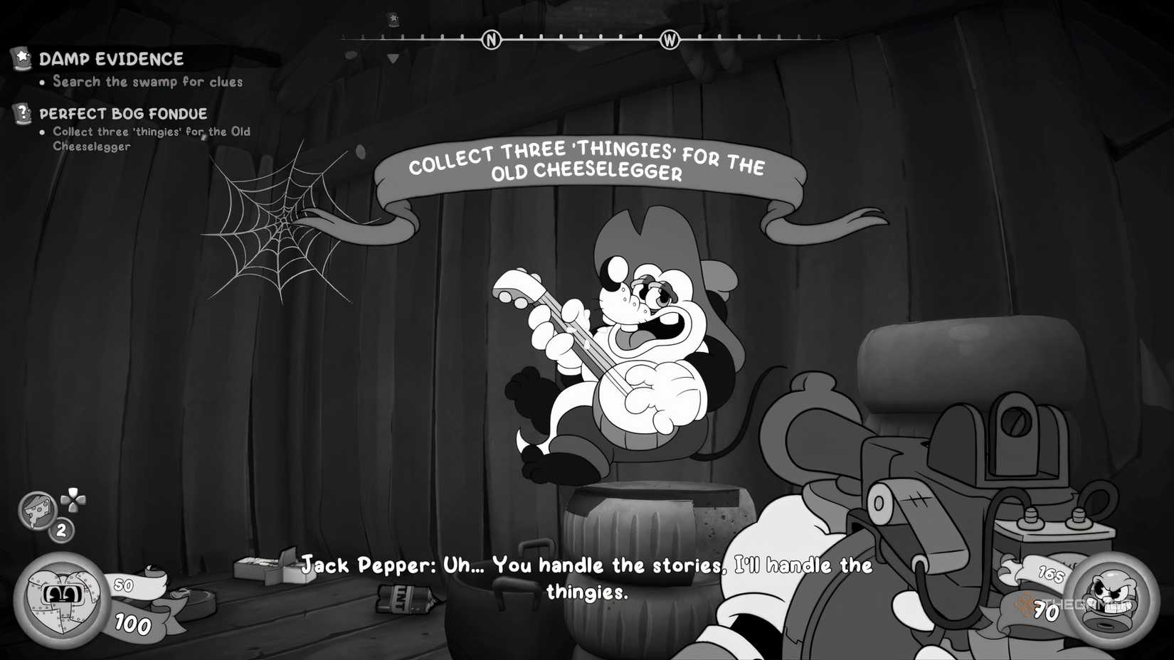 The old Cheeselegger in Mouse: PI For Hire.