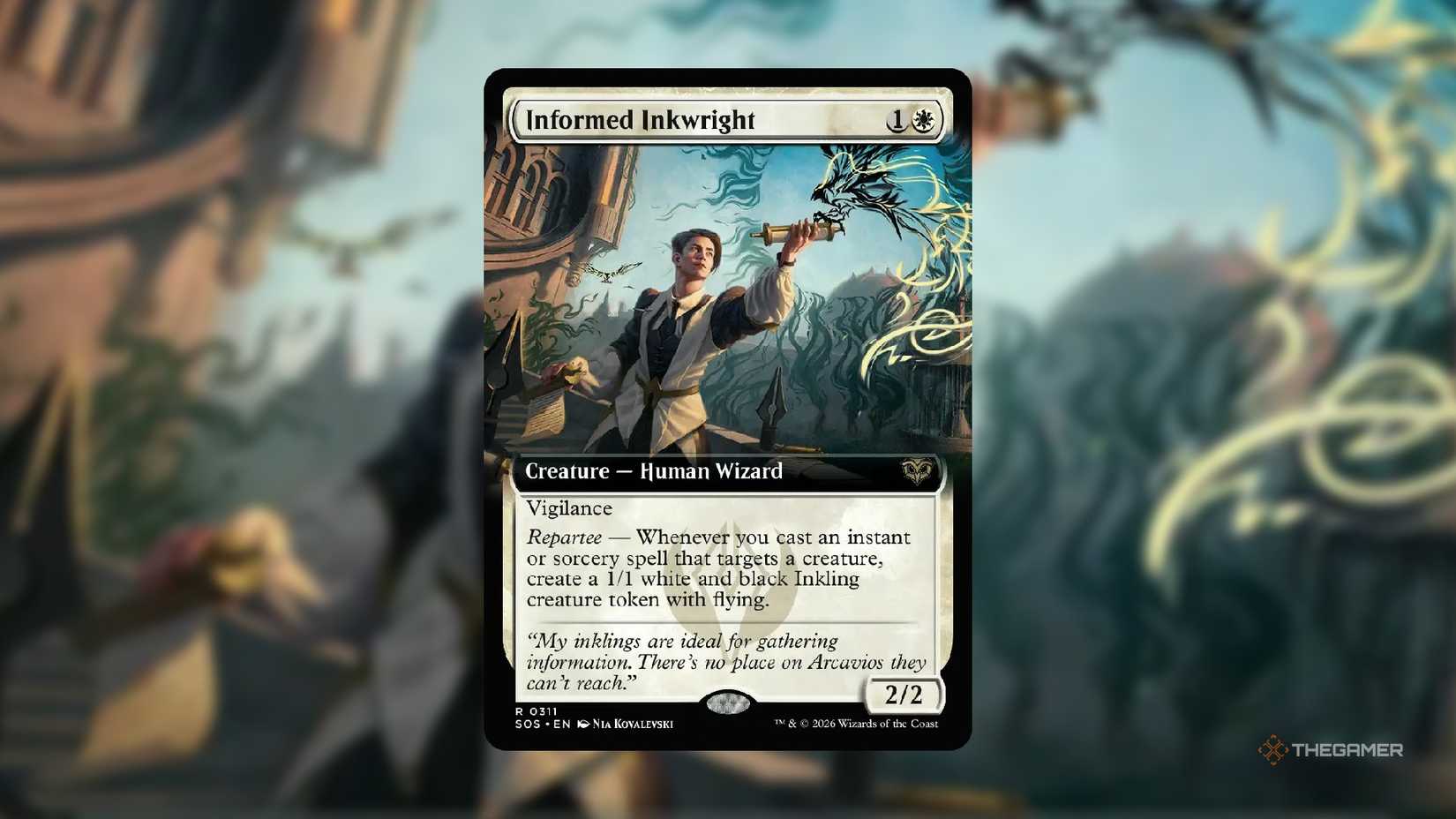 Informed Inkwright MTG card from Secrets of Strixhaven.