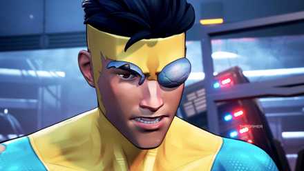 Mark with battle damage from Invincible VS story mode.