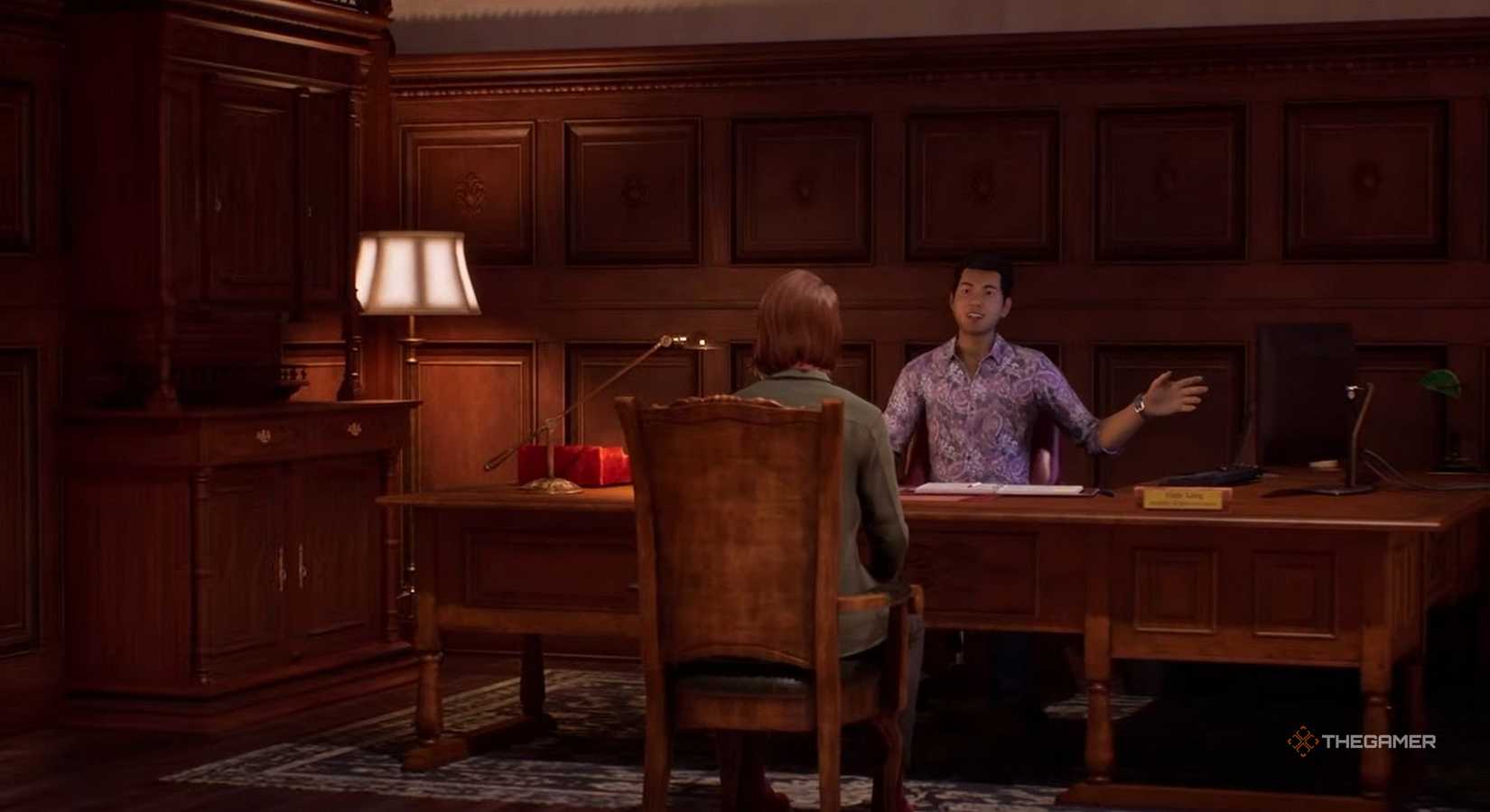 Max and Vinh talk in the office in Life is Strange Reunion.