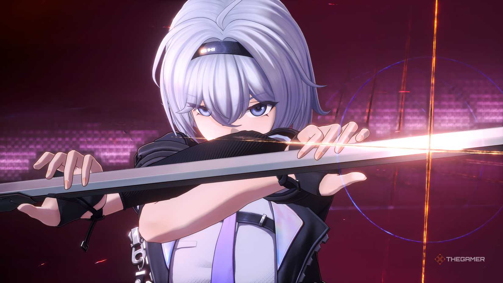 Esper Zero executing her Divide by Zero Ultimate in Neverness to Everness.