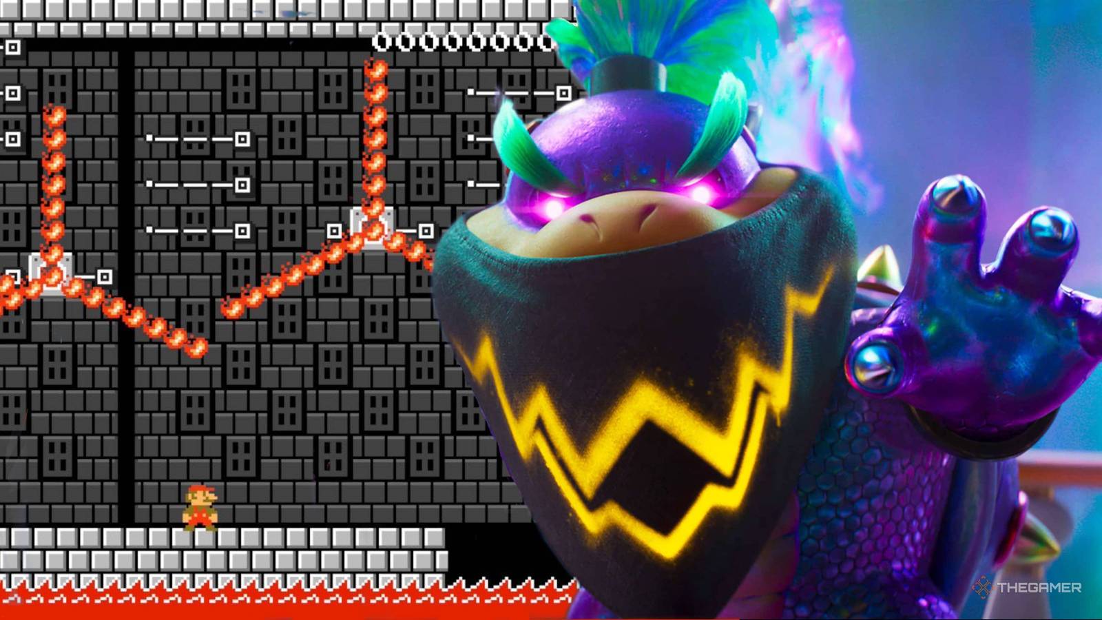 Super Mario Maker 2 Creator Adds Bowser Jr's Galaxy Movie Security System ...