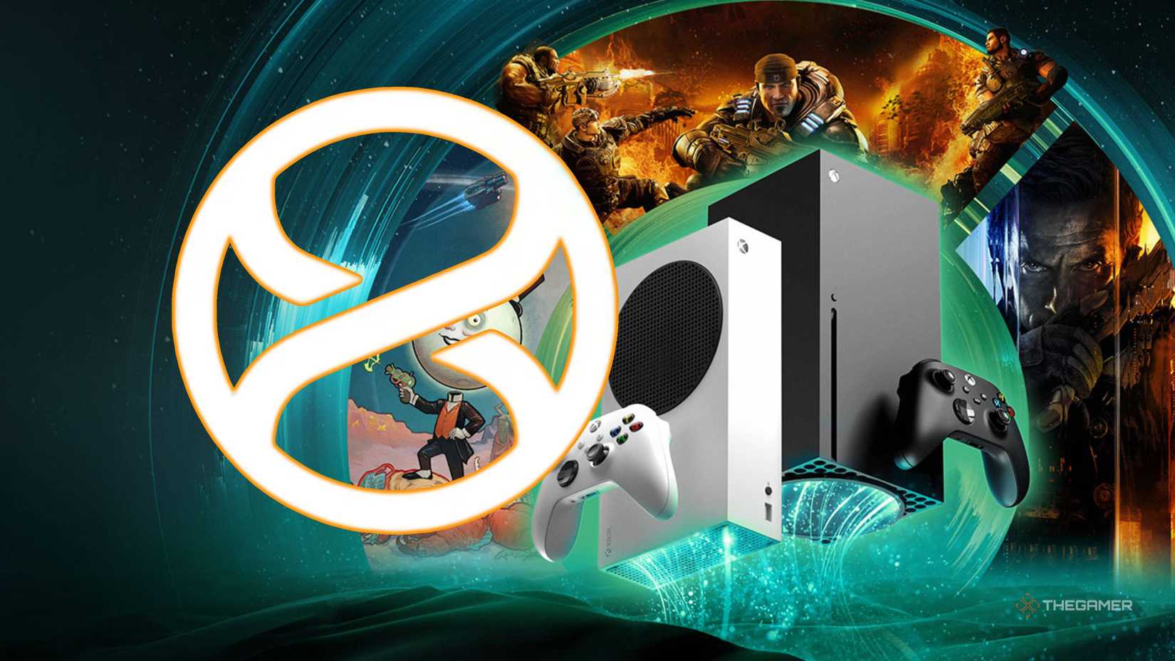 لۆگۆی project helix لە تەنیشت کۆنسۆڵەکانی xbox series x و s.