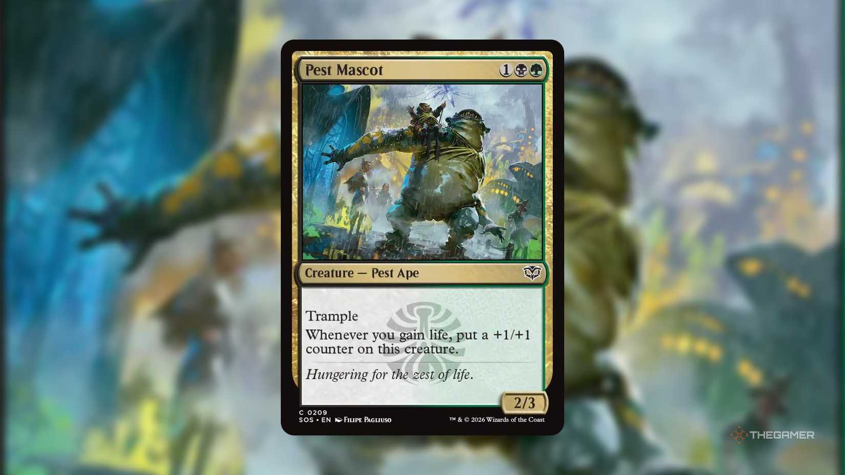 Pest Mascot MTG cards from Secrets of Strixhaven.