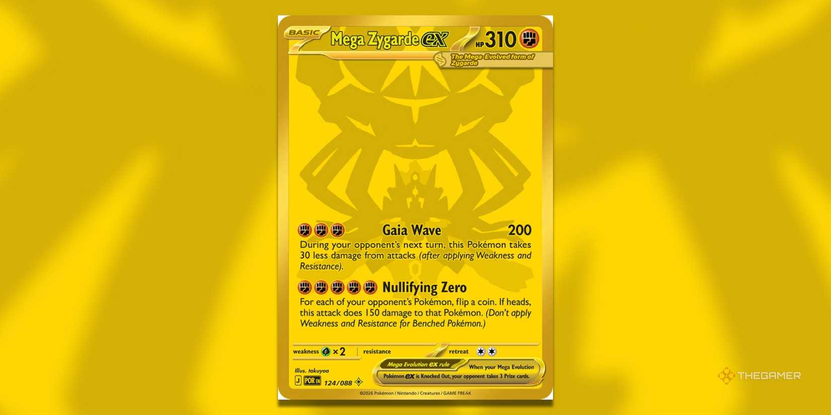 This is Mega Zygarde (ex Mega Hyper Rare) from Pokemon TCG Perfect Order.