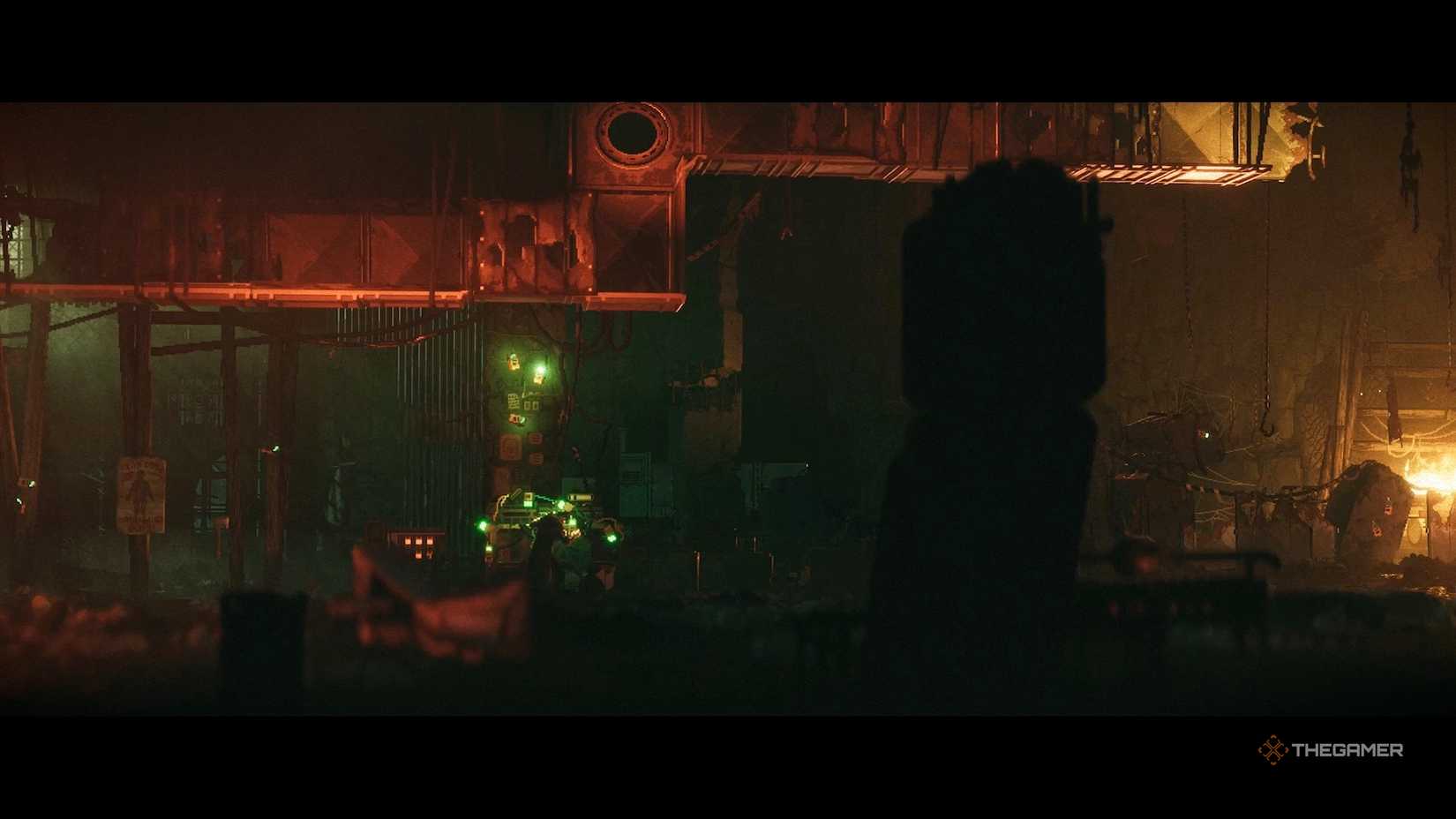 At Replaced, reach for the cart covered in green lights.