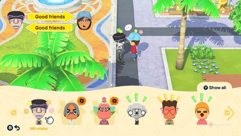 Several Miis with deep bubbles in Tomodachi Life Living the Dream.-1