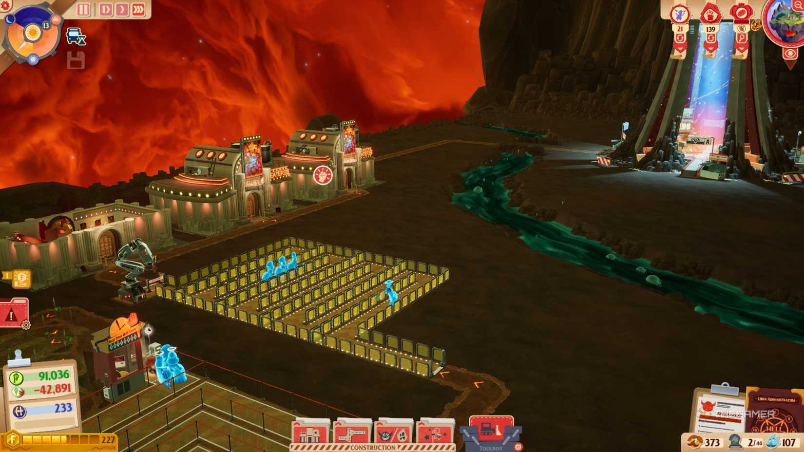 Syntopia Hellpet Show Layout.