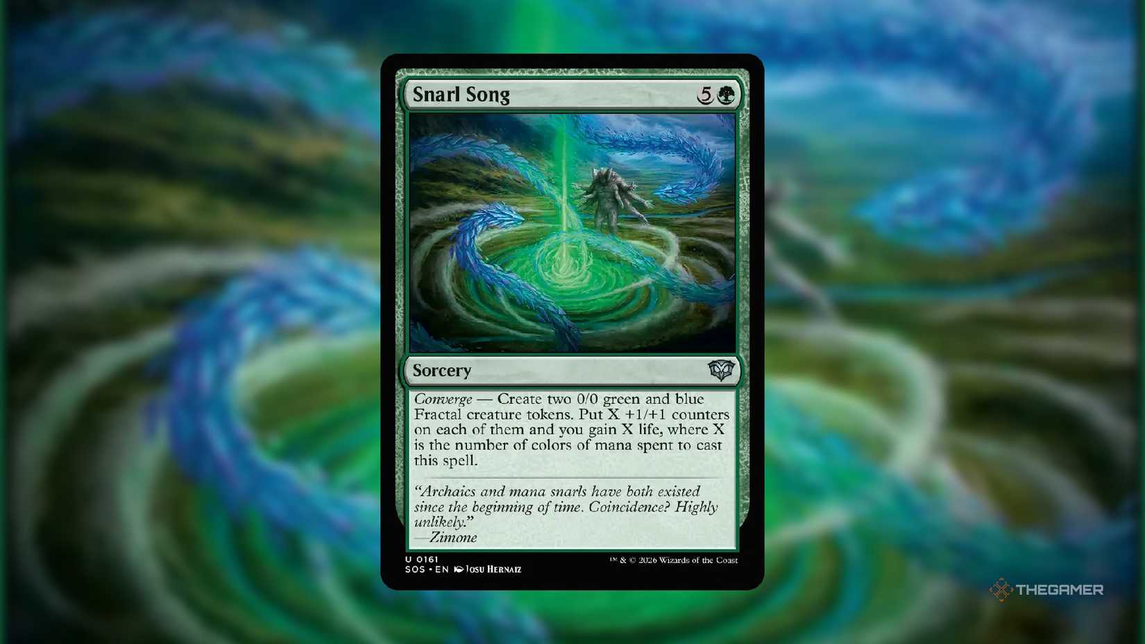 Snarl Song MTG card from Secrets of Strixhaven.