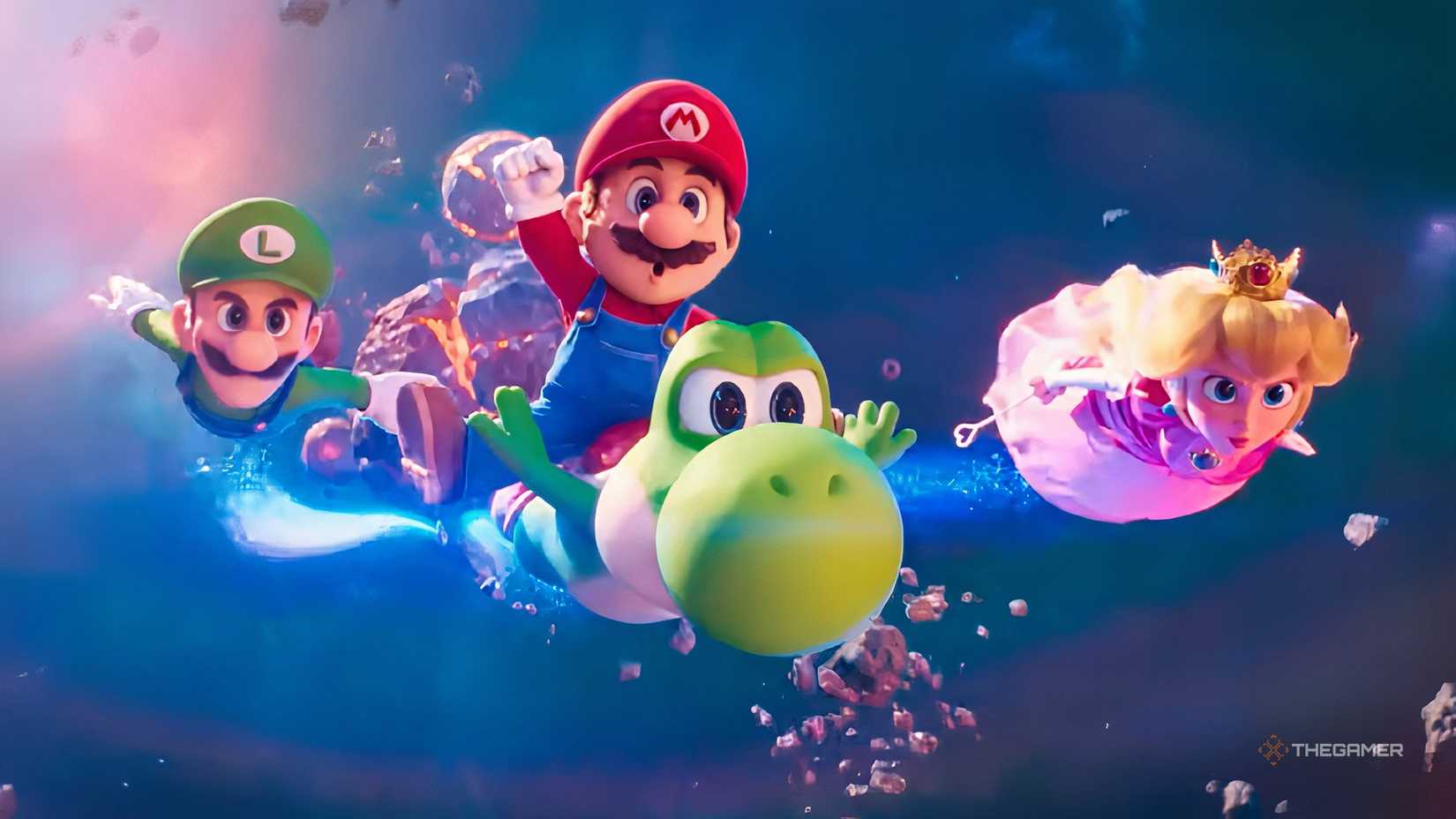 The cast of The Mario Galaxy Movie.