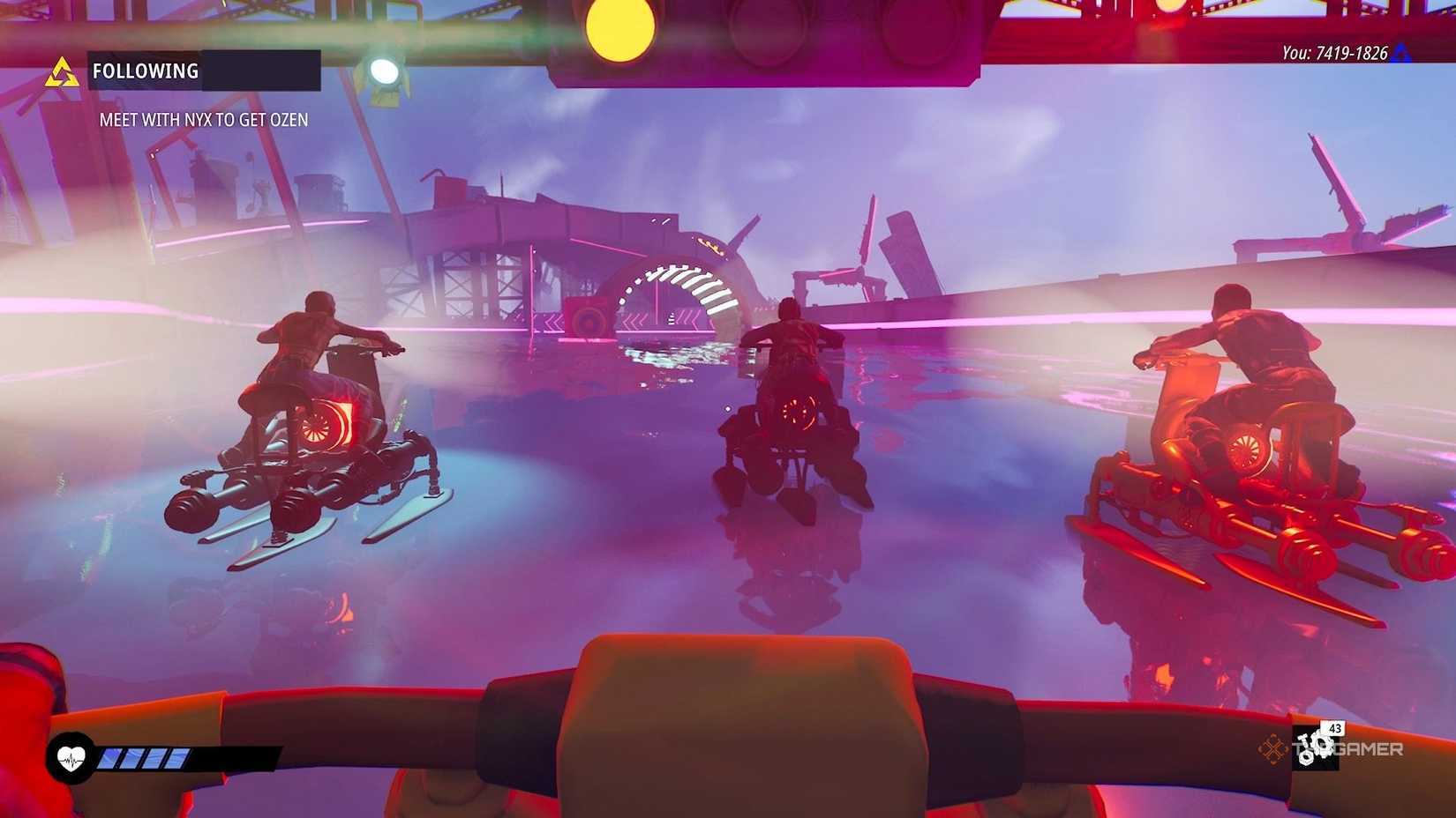 The start of a race in Pleasureland in Tides of Tomorrow.