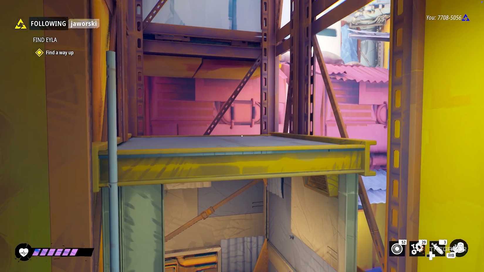 The top of the elevator in Tides of Tomorrow.