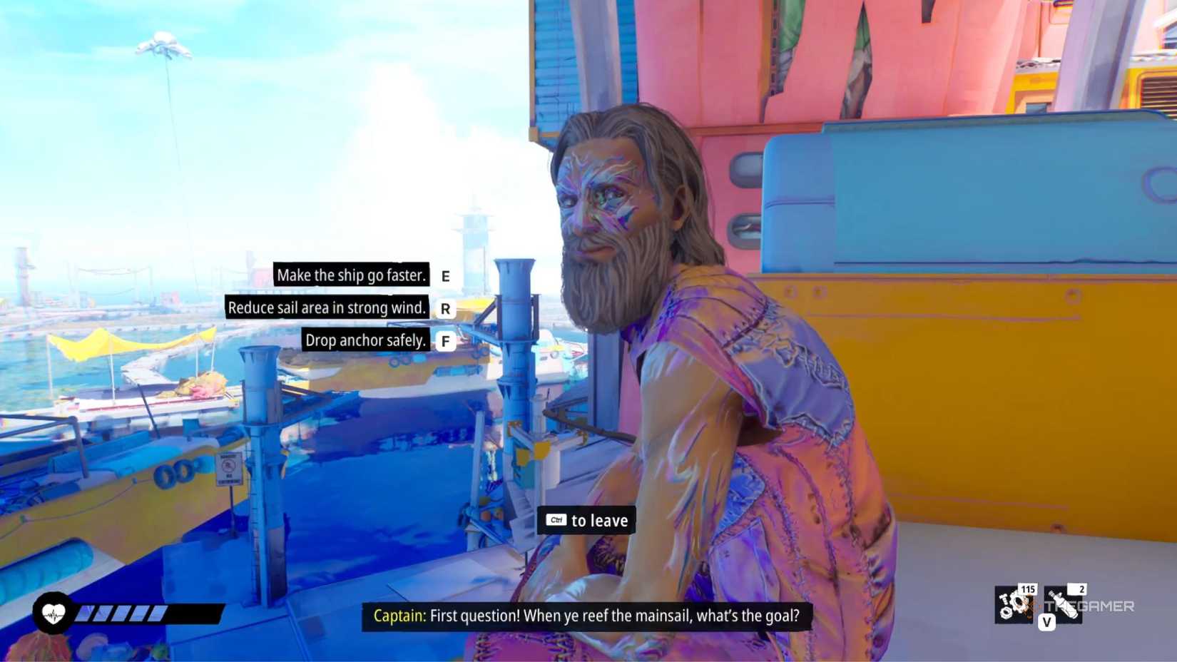 This is the first question of the Tides Of Tomorrow quiz.