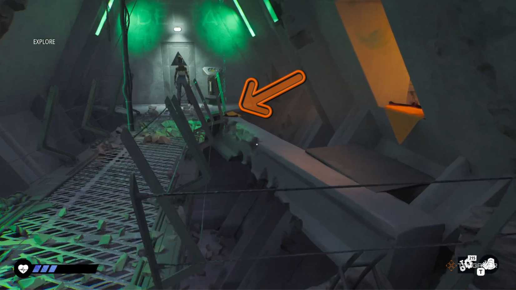 Tides Of Tomorrow way to the door key.