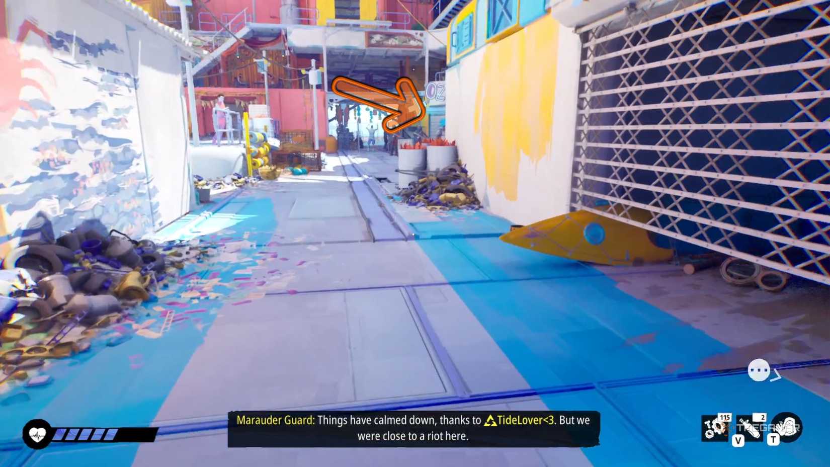 Tides Of Tomorrow's main outpost quiz path.