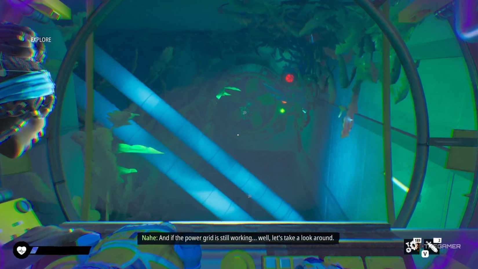 Tides Of Tomorrow Tidewalker in a submarine.