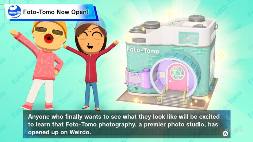 Unlocking Foto-Tomo in Tomodachi Life Living the Dream.