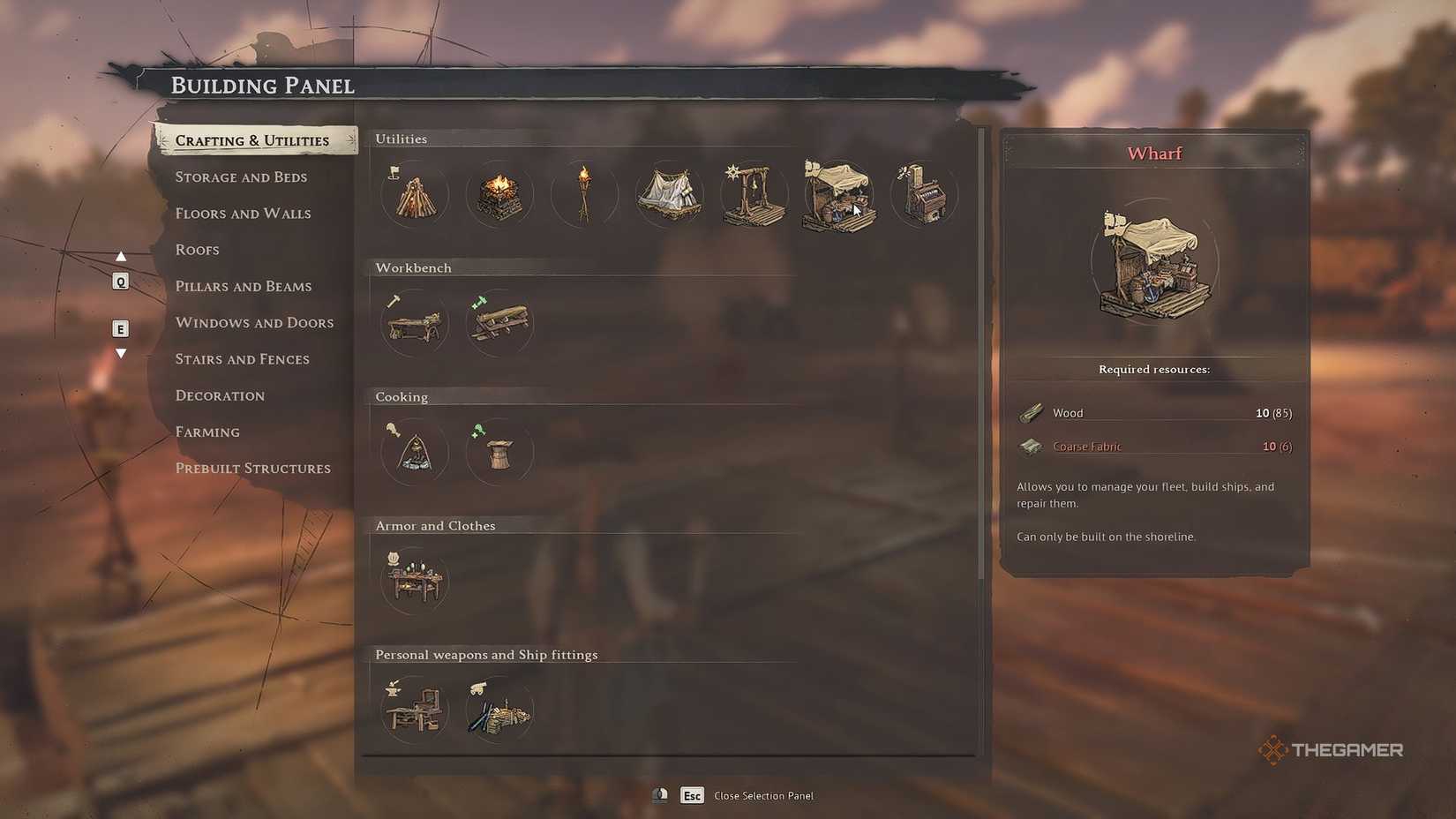 Building Windrose Pier.