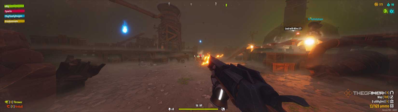 Fire a weapon in the Far Far West.